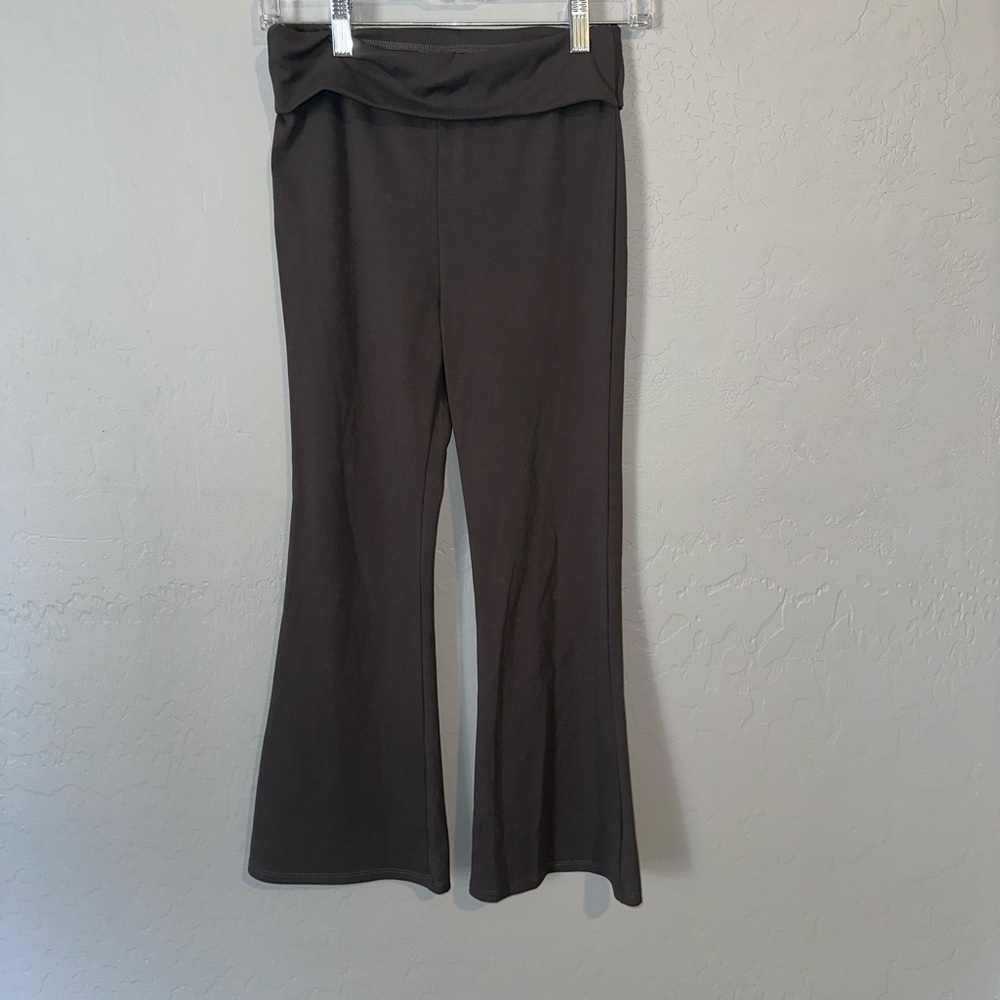 art class Girls Dark Brown Flared Leggings